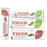Vicco Combo Pack of 4-2 of Vicco Vajradanti Saunf Flavour (160g) and 2 of Vicco Vajradanti Dalchini Flavour (160g) - Fast UK Delivery