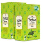 Typhoo Organic Supporting Green Tea Tulsi (25 Tea Bags) (Pack of 2) - Fast UK Delivery