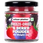 urban platter Freeze-Dried 6 Berry Powder, 40G / [Blueberry, Mulberry, Cherry, Raspberry, Strawberry And Blackberry], 0.04 Kg - Fast UK Delivery