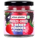 urban platter Freeze-Dried 6 Berry Powder, 40G / [Blueberry, Mulberry, Cherry, Raspberry, Strawberry And Blackberry], 0.04 Kg - Fast UK Delivery
