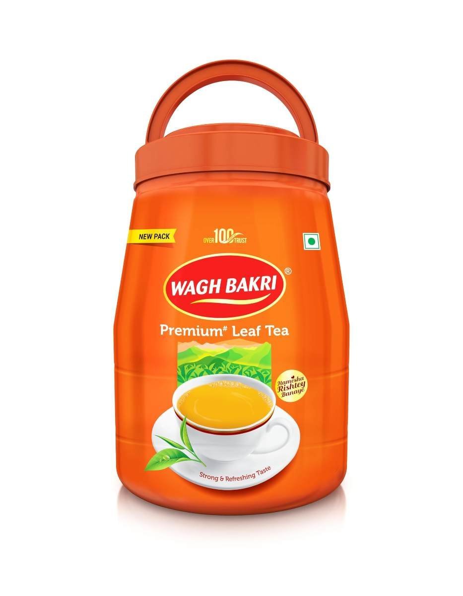 uk71fYHJp2ZXL-1.jpg Wagh Bakri Premium Leaf Tea Jar, 1kg - Fast UK Delivery - Image 1
