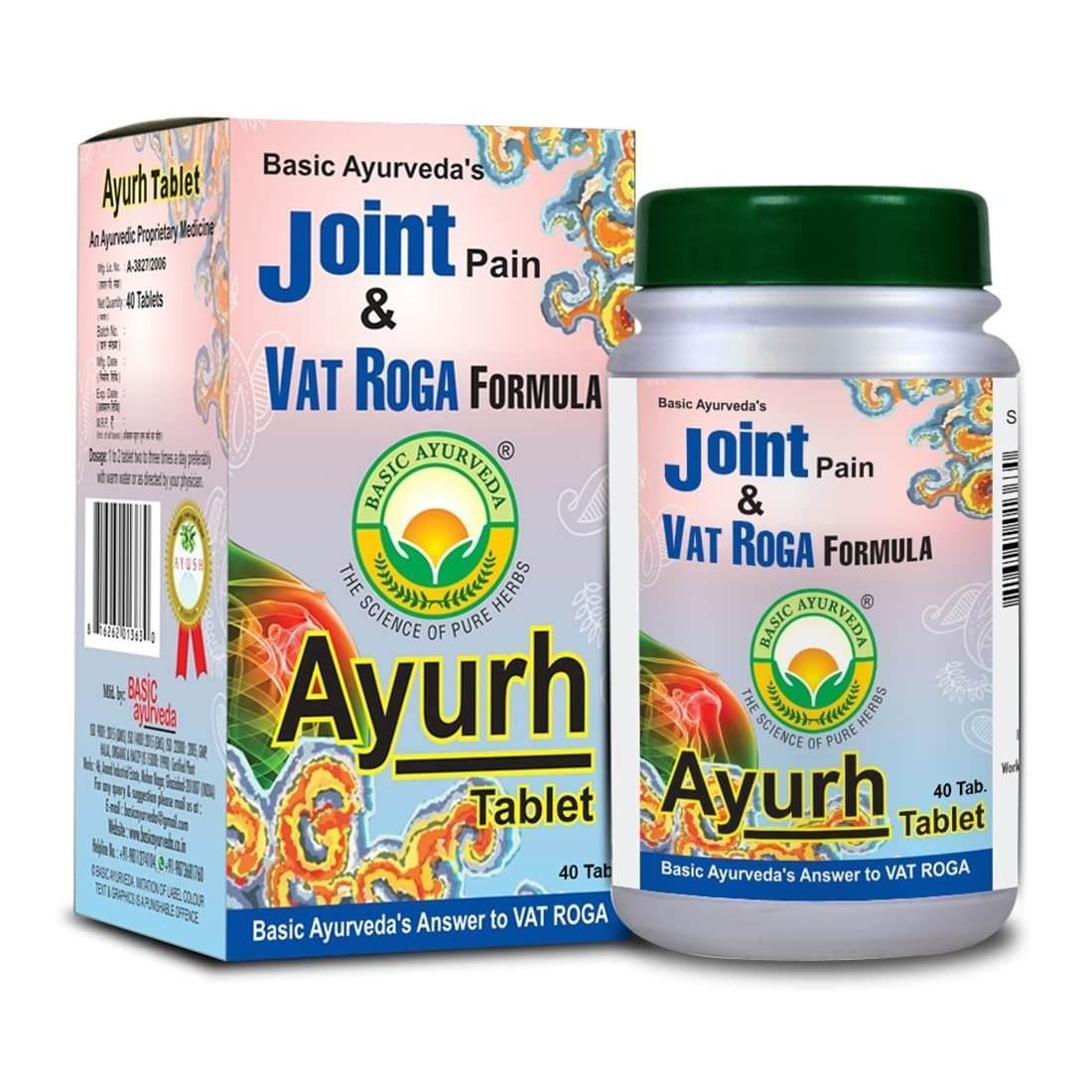uk71fbEYBkXdL-1.jpg BASIC AYURVEDA Ayurh 40 Tablets Pack Of 2 | - Fast UK Delivery - Image 1