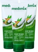 Medimix Essential Herbs Ayurvedic Face Wash 50ml (Pack of 3) HumarabazaR - Fast UK Delivery