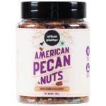 Urban Platter American Pecan Nuts, 100g (Rich in Protein and Fibre; Ideal for Snacking and Baking) - Fast UK Delivery