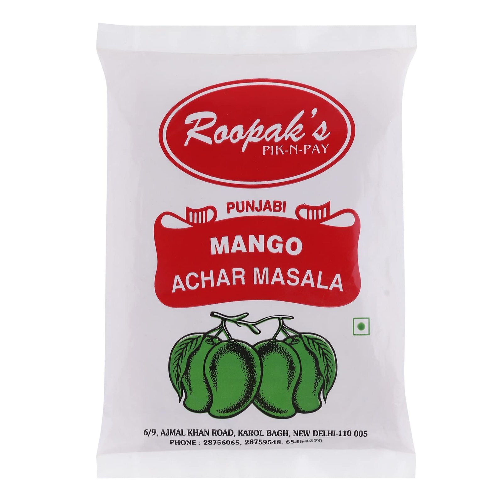 uk71gitmiN14L-1.jpg Roopak's PIK-N-PAY Aam Aachar Masala,250 Gram, Vegetable Masala - Fast UK Delivery - Image 1