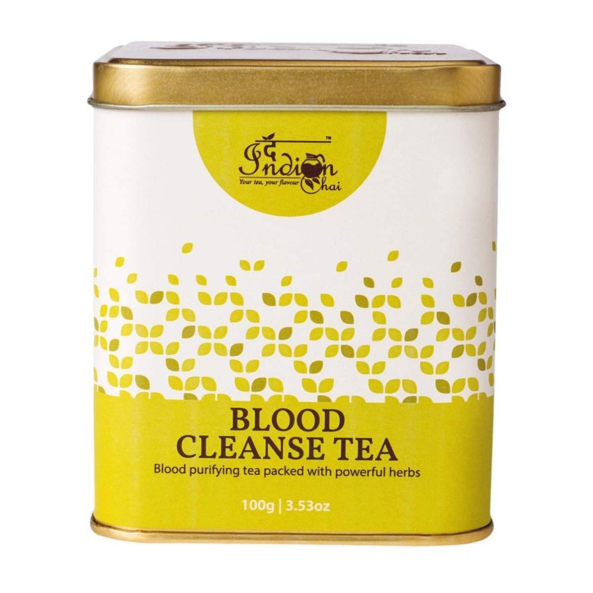 uk71h2HiaxyVL-1.jpg The Indian Chai Blood Cleanse Tea 100g | for Detox, Boosts Immunity, Improves Skin, Balance Blood Sugar & More, Natural Cleanser, Herbal Tea | All-Natural Blend for Optimal Wellness - Fast UK Delivery - Image 1