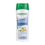 Medimix Ayurvedic Anti-Dandruff & Scalp Treatment Shampoo For Healthy, Dandruff-free Hair 400ml | Infused with Thyme Oil & Rosemary | Natural | Paraben-free | SLES-free | Silicone-free | 100% Vegan - Fast UK Delivery