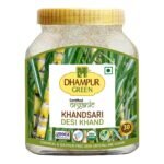 DHAMPURGREEN Organic Desi Khand Khandsari,|Desi Khand|Chemical Free|Sulphurless|Semi Crystal Sugar|Khand Desi|Khand Sugar|Khandsari Sugar|Khandsari|Desi Khand Sugar(800 G(Pack Of 5)) - Fast UK Delivery