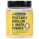 Urban Platter Vegetable Bouillon and Broth Powder, 200g [ Anytime Convenience | Prepares Quickly | Vibrant Flavours | Ideal Seasoning and Condiment] - Fast UK Delivery