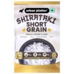 Urban Platter Shirataki Short-Grain Rice, 220g [Ultra Low-carb, Low-Calorie, Keto-Friendly, Fat-Free, Gluten-Free Alternative to Rice] - Fast UK Delivery