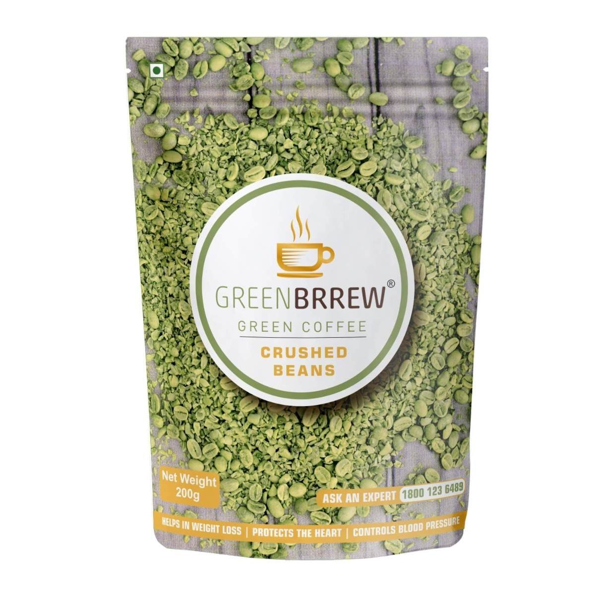 uk71jGjFT3DaL-1.jpg Greenbrrew Green Coffee Crushed Beans for Weight Loss - 200g - Fast Shipping to USA & Canada - Image 1