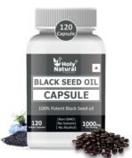 Holy Natural Black Seed Oil Capsule - 120 Softgel Caps - Fast UK Delivery