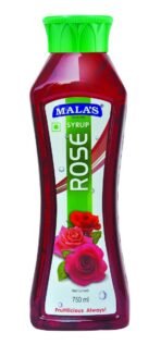 Mala's Mala Rose Syrup - 750Ml Bottle, Liquid - Fast UK Delivery