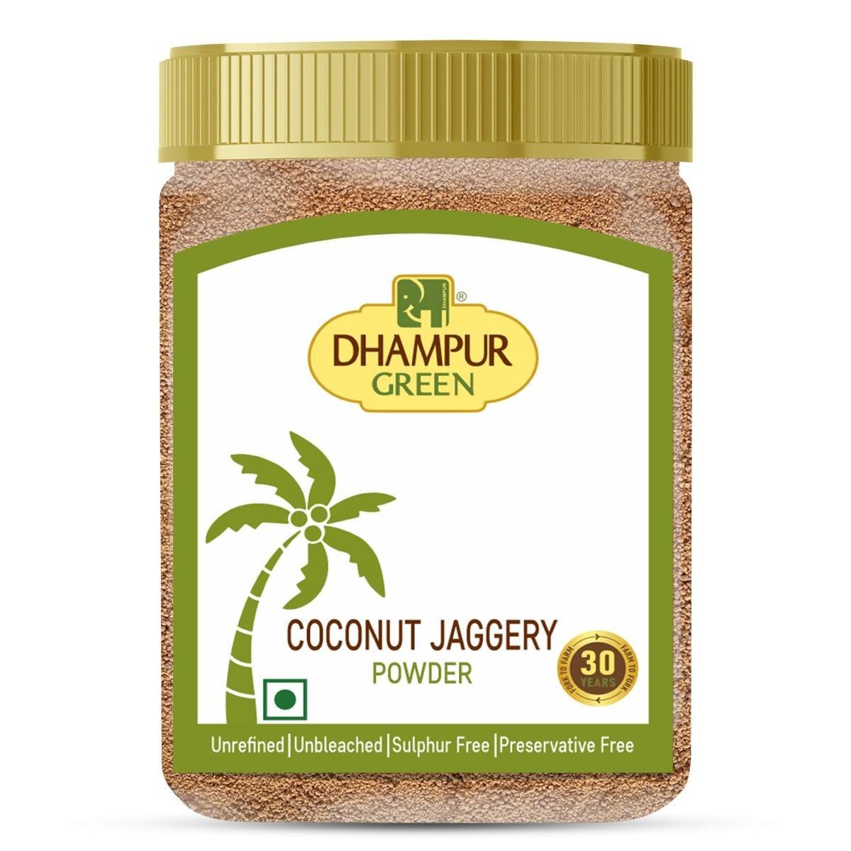 uk71jnp7xo8YL-1.jpg Dhampurgreen Coconut Jaggery Powder, 250G - Fast UK Delivery - Image 1