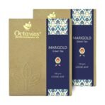 Octavius Marigold and Lemongrass Loose Leaf Green Tea - 100 Gms (Pack Of 2) - Fast UK Delivery