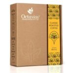 Octavius Roasted Coffee Beans|Medium Roasted Arabica and Robusta Coffee Beans From South India | Perfect for Making Traditional Coffee and Cafeteria Use - 250 Gms - Fast UK Delivery