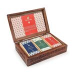 Octavius | Wooden Caddy | Indian Tea Collection | Assortment of 3 Black Loose Leaf Teas | Classic Assam/Darjeeling/Nilgiri | Perfect for Tea Lovers | 7 oz Each (200g) | Pack of 1 - Fast UK Delivery