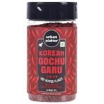 Urban Platter Korean Gochugaru Hot Pepper Powder, 80g [Coarse Ground Korean Dried Chilli Peppers | Smoky & Spicy| Use for Kimchi and Other Korean Dishes] - Fast UK Delivery