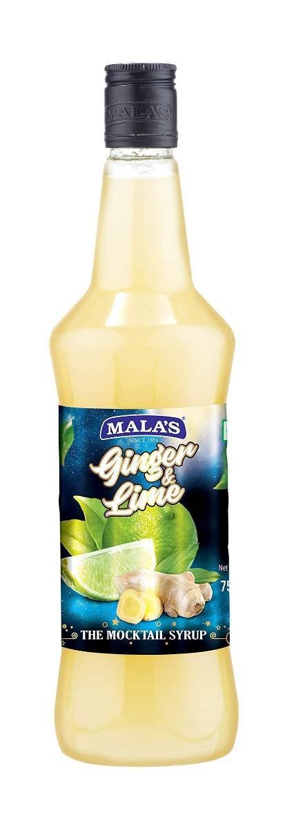 uk71lVQzSkHL-1.jpg Mala's Lime Cordial Drink 750Ml Bottle, Ginger, 750 Gram, No Preservatives - Fast UK Delivery - Image 1