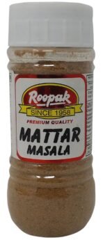 Roopak Spice Powder - Mattar Masala, 100g Jar - Fast UK Delivery