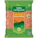 Tata Sampann Whole Masoor Dal, 500g - Fast UK Delivery