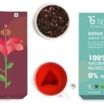 Teabox Detox Kahwa Green Tea 50 Teabags & Teabox Organic Hibiscus Cinnamon Clove Green Tea Bags 50 pcs - Fast UK Delivery