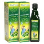 Herbal Canada Aloevera Ras | Good for Digestive Health, Skin and Liver Function | Naturally Antioxidant and Antimicrobial (1L) (Pack of 2) - Fast UK Delivery