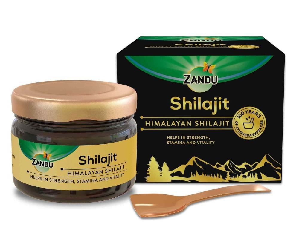 uk71o6Wl9pmrL-1.jpg Zandu Pure Himalayan Shilajit Resin, 20g (Pack of 1) - Fast UK Delivery - Image 1