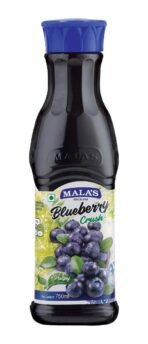 Mala's, Blue Berry Crush, 750 millilitre - Fast UK Delivery