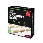 Green Sun Low Carb Coconut Barfi | 200 g | 0.8 g Net Carb Per Barfi | Keto Friendly| Sugar Free | Guilt Free Sweet | Tasty Diet Burfi | Desi Ghee |Fresh Coconut | Nariyal Burfi - Fast Shipping to USA & Canada