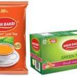 Wagh Bakri Leaf Tea Poly Pack, 500g & Wagh Bakri Green Tea Shudh Kahwa Tea Bag, 25 Tea Bag*2.5g, 62.5g - Fast UK Delivery