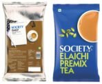 Society Elaichi Premix Tea 1Kg Pouch & Society Daily Coffee Premix Pouch, 1 kg - Fast Shipping to USA & Canada