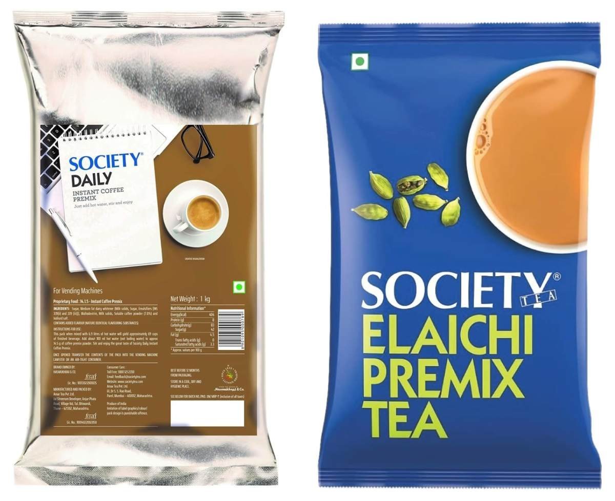 uk71pQlUCxhCL-1.jpg Society Elaichi Premix Tea 1Kg Pouch & Society Daily Coffee Premix Pouch, 1 kg - Fast Shipping to USA & Canada - Image 1