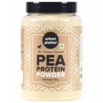 Urban Platter Pea Protein Concentrate Powder, 500g [Unflavoured | Unsweetened | Add to Beverages, Baked Goods, Desserts, savoury Foods] - Fast UK Delivery