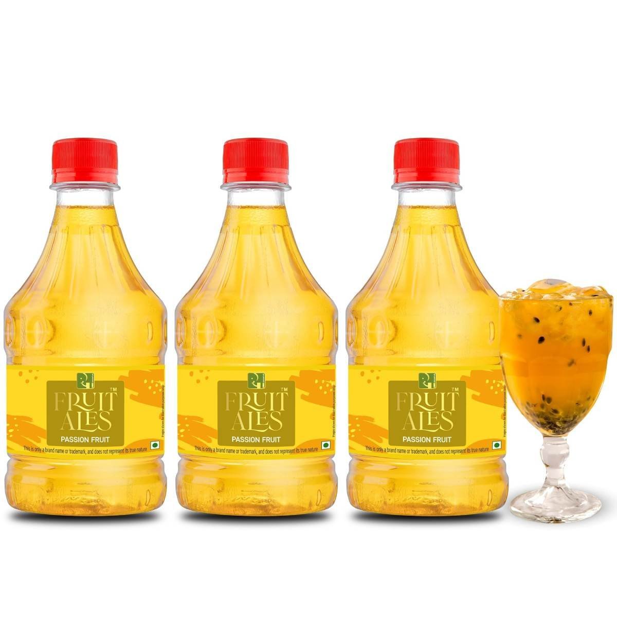 uk71qY-SugvnL-1.jpg Dhampure Speciality Passion Fruit Mocktail Syrup - Makes 10-12 Drinks Each Bottle, 900Ml (300Ml X 3 Bottles) Pour Add Stir & Sip Syrup For Cocktails Mocktails/Non Alcoholic Beverage - Fast UK Delivery - Image 1