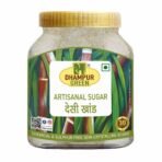 Dhampurgreen Sulphurless Desi Khandsari Sugar, 1.6Kg (800Gx2) | Cane Sugar | No Chemical | No Color | No Preservatives - Fast UK Delivery