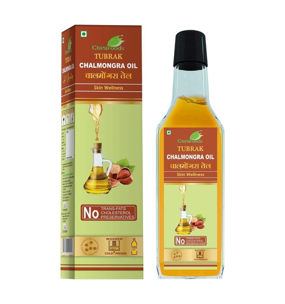 uk71r5JbayHfL-1.jpg Cura Mahaveer Chalmogra Oil For Skin 30ml | Ayurvedic Chalmogra Oil 30 ML - Image 1