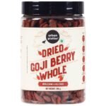 Urban Platter Goji Berries, 200g (Unsweetened | Garnish or Add to Fruit Salads, Oatmeal, Mueslis, Trail Mixes, Ice Creams, Baked Goods) - Fast UK Delivery