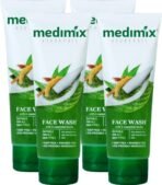 Medimix Essential Herbs Ayurvedic Face Wash 50ml (Pack of 4) Humarabazar - Fast UK Delivery