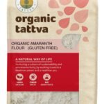 Organic Tattva, Organic Amaranth (Rajgira) Gluten Free Flour- 500gram | Certified Organic, Rich in Protein and Fiber - Fast UK Delivery
