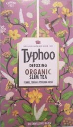 Typhoo Reducing Organic Herbal Tea Slim Tea with Fennel, Senna and Psyllium Husk. 20 Tea Bags - Fast UK Delivery