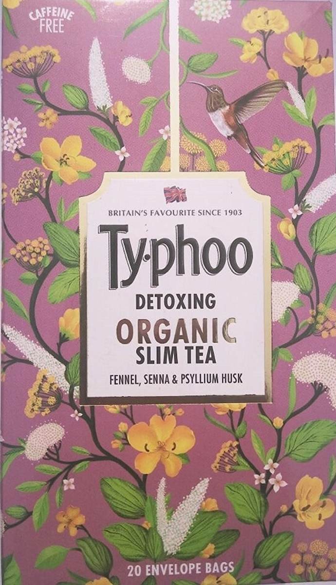 uk71tDRILRPaL-1.jpg Typhoo Reducing Organic Herbal Tea Slim Tea with Fennel, Senna and Psyllium Husk. 20 Tea Bags - Fast UK Delivery - Image 1