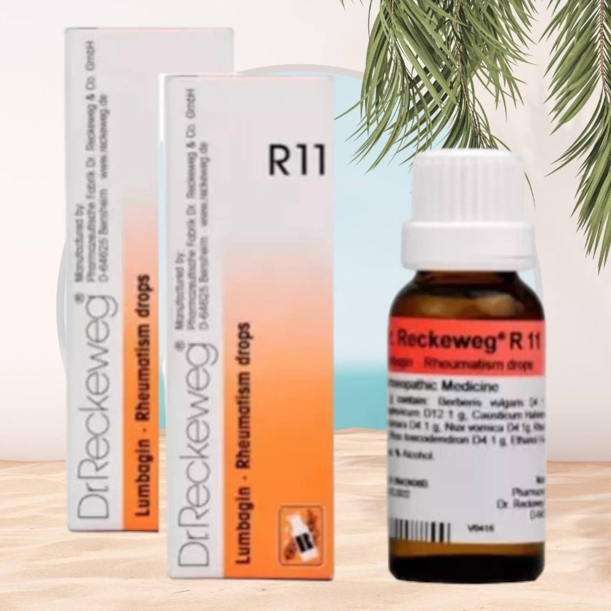 uk71tjuQjkWAL-1.jpg Dr Reckeweg R11 Homeopathic Medicine Lumbagin - Homeopathic Medicine 22ml, Pack of 2 - Fast UK Delivery - Image 1