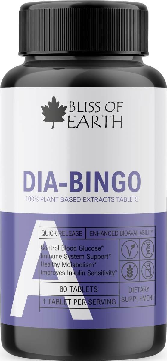 uk71v4zplbwWL-1.jpg Bliss of Earth Sugar Control Tablets To Manage Blood Sugar Levels Naturally, 60 Tablets With Bitter Melon, Jamum, Gurmar, Bimba & Bijasar, Diabetic Care - Fast UK Delivery - Image 1