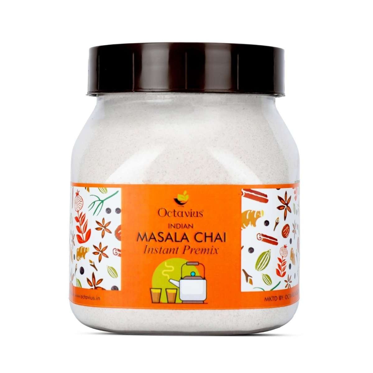 uk71v9IbQNDfL-1.jpg Octavius Indian Masala Premix Chai Tea-500 Gm Jar|1 Min Tea|Readymade Tea Mix|Masala Instant Tea Premix|Masala Chai|Ready Tea|Premix Tea Powder|Instant Tea|Tea Premix|500 Gm Jar - Fast UK Delivery - Image 1
