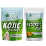 Bliss of Earth Ascorbic Acid Powder & Korean Kojic Acid powder boost immunity,Skin,face, Cosmetic & DIY Products 113GM(Pack of 2) - Fast UK Delivery