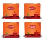 Wagh Bakri Assam Premium 4 pack of 100 Tea bag - Fast UK Delivery
