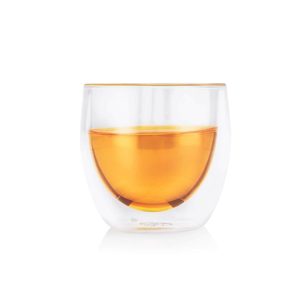uk71wLJKHr5tL-1.jpg Dancing Leaf Fino Double Walled Cup | Heat Resistant Borosilicate Glass | Perfect for Tea, Coffee, Espresso & Other Beverages | Capacity - 80ml - Fast Shipping to USA & Canada - Image 1