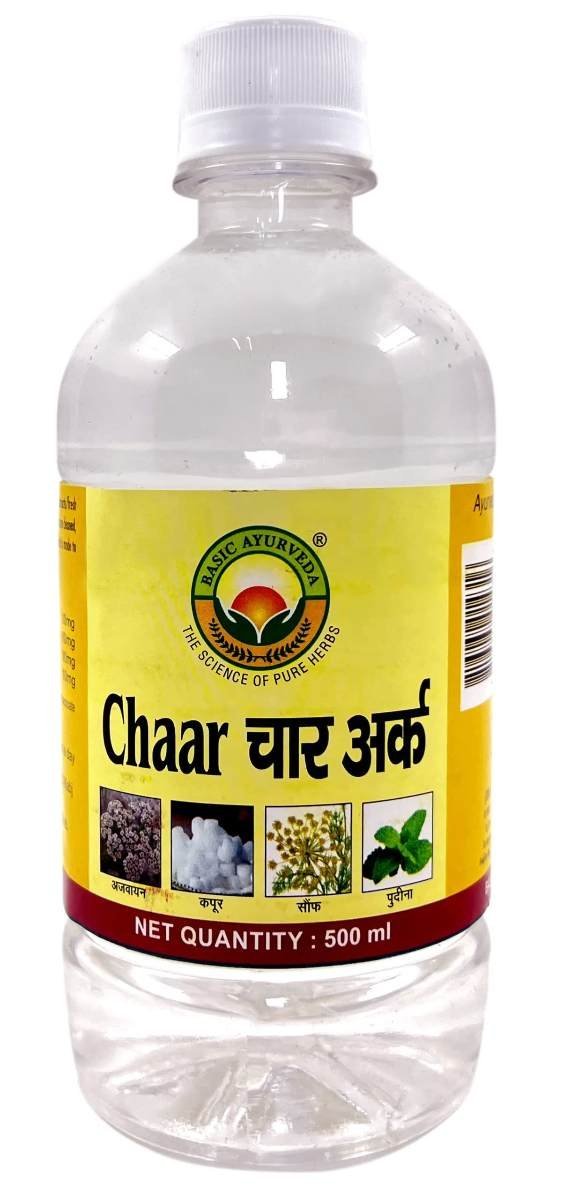uk71wSW6iCRjL-1.jpg BASIC AYURVEDA Chaar Pure Ark (Water) 500Ml | - Fast UK Delivery - Image 1