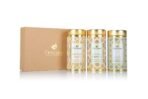 Octavius Gourmet Tea Collection - Immunities | 60 Tea Bags Packed in Decorative Tin Boxes | Spiced Turmeric, Kashmiri Kahwa & Tulsi Pyramid Teabags - Set of 3 Tins (20 Teabags Each) - Fast UK Delivery